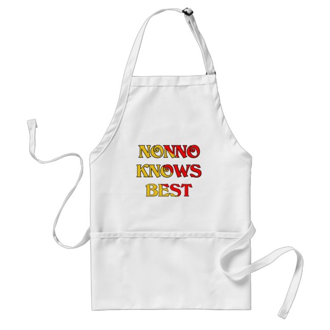 Nonno Knows Best Standard Apron (Front)