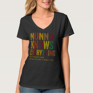 Nonno Knows Everything Grandpa Father's Day T-Shirt