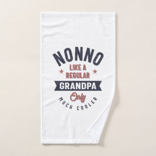 Nonno Like a Regular Grandpa Only Much Cooler Hand Towel