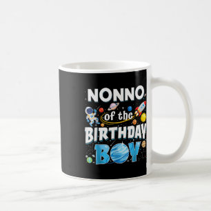Nonno Of The Birthday Boy Astronaut Family Space P Coffee Mug
