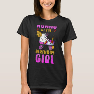 Nonno of the Birthday Girl Roller Skates Skating B T-Shirt