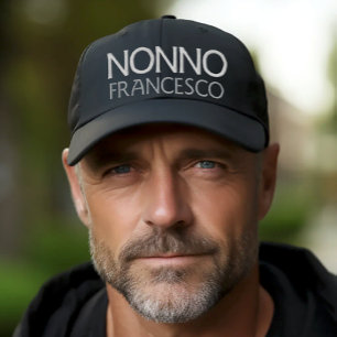 Nonno personalised embroidered cap