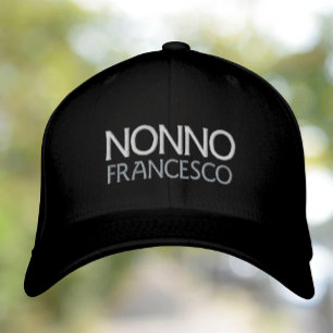 Nonno personalised embroidered cap