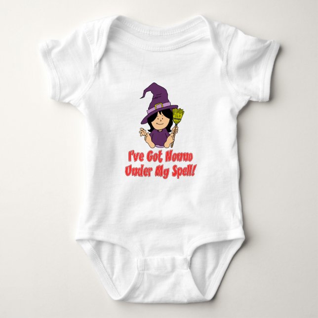 Nonno Under My Spell Baby Bodysuit (Front)