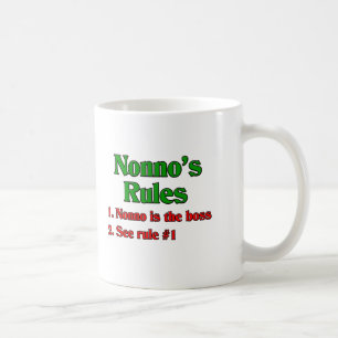 Nonno's (Italian Grandfather) Rules Coffee Mug