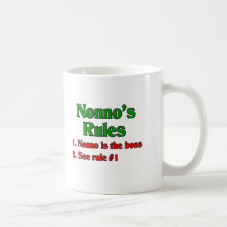 Nonno's (Italian Grandfather) Rules Coffee Mug