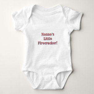 Nonno's Little Firecracker! USA 250 Fireworks Baby Bodysuit