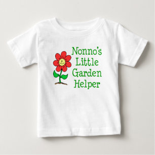 Nonno's Little Garden Helper Baby T-Shirt