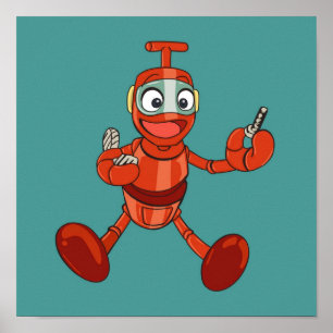 Nono the little robot character of Ulysse 31 Poster