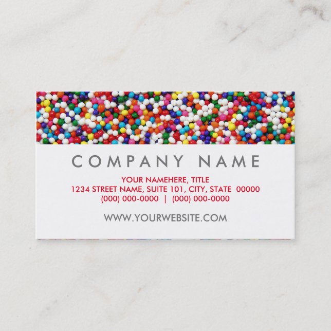 Nonpareils Business Cards (Front)