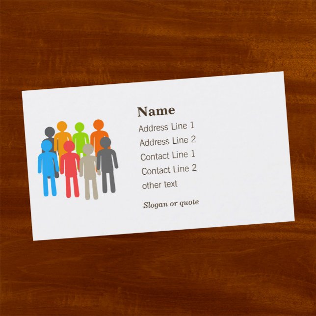 Nonprofit helping people business card (Creator Uploaded)