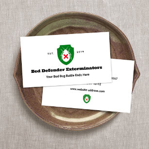 Nontoxic Bed Bug Exterminator Business Card