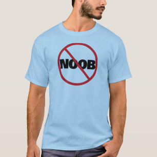 NOOB Circle Slash (black) T-Shirt