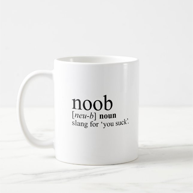 Noob Coffee Mug (Left)