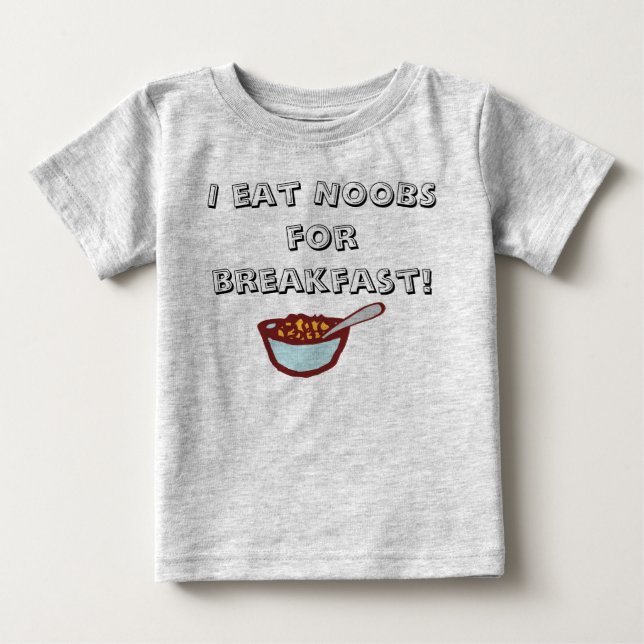 NOOB eater Baby T-Shirt (Front)