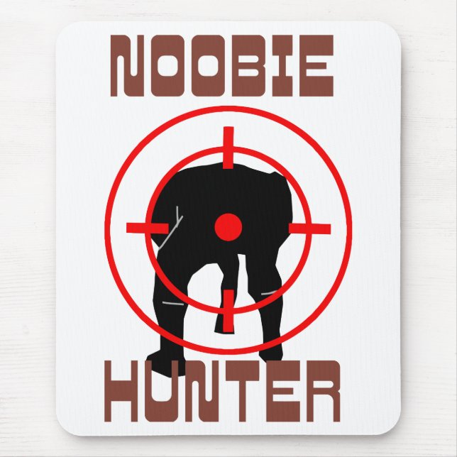 Noobie Hunter Mouse Mat (Front)