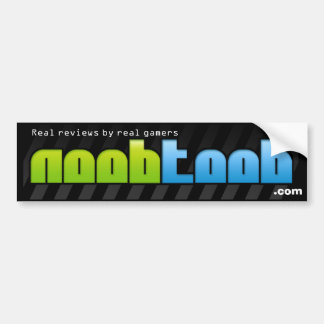 noobtoob bumper sticker (real gamers)
