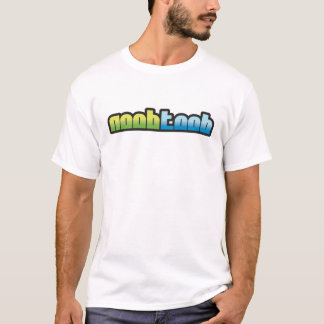NooBTooB Logo White T-Shirt
