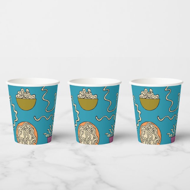 Noodle Bowl Paper Cups (Multi)