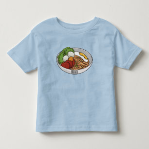 Noodle cartoon illustration toddler T-Shirt