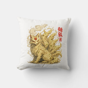 Noodle Kitsune – Japanese Fox Spirit Made of Ramen Cushion