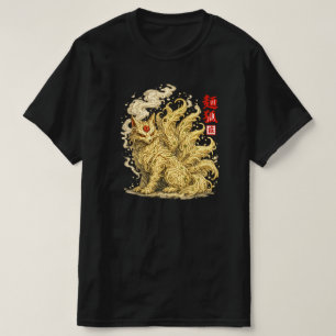 Noodle Kitsune – Japanese Fox Spirit Made of Ramen T-Shirt