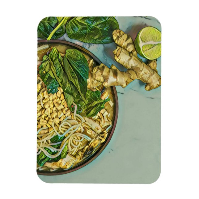 Noodle lover gift magnet (Vertical)