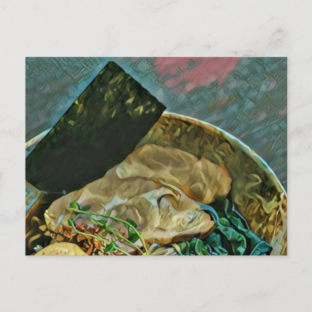 Noodle lover gift postcard (Front)
