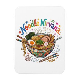 Noodle Nirvana T-Shirt Magnet