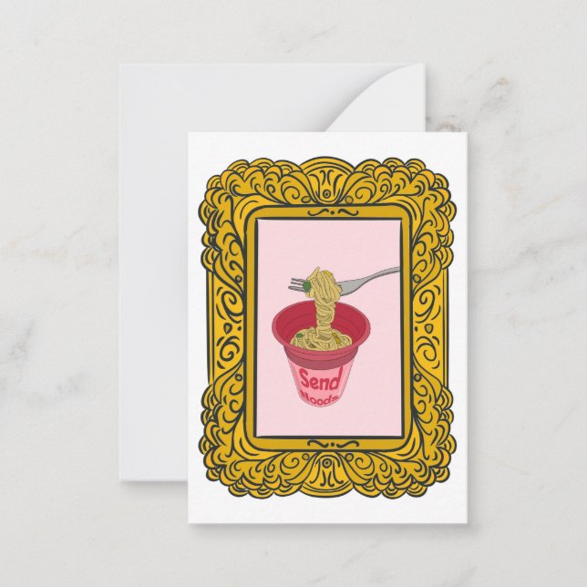 Noodle, send noods funny card (Front)