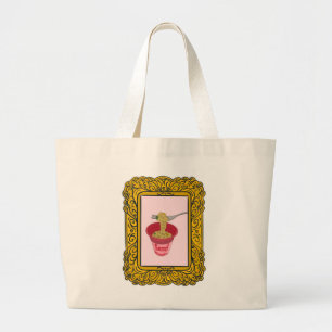 Noodle, send noods funny large tote bag