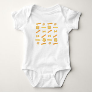 Noodle Shapes Baby Bodysuit