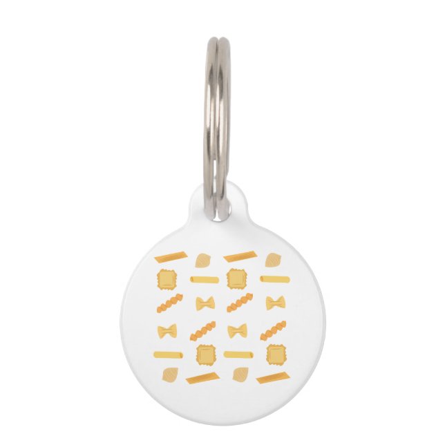 Noodle Shapes Pet Tag (Front)