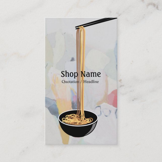 Noodle Shop Business Card (Front)