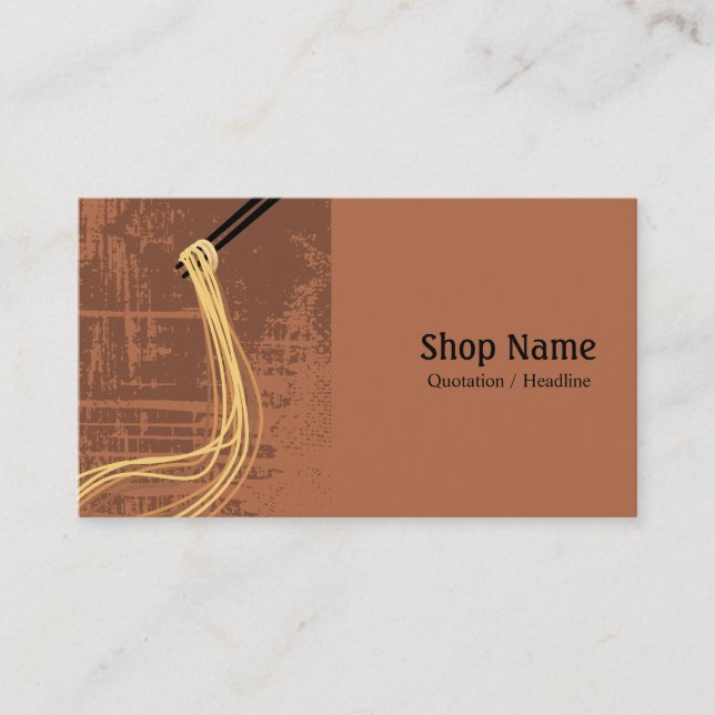Noodle Shop Business Card (Front)