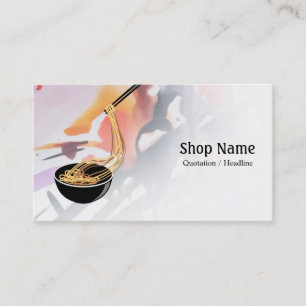 Noodle Shop Business Card