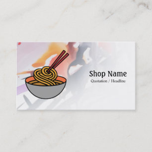 Noodle Shop Business Card