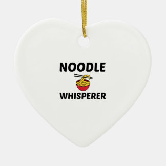 NOODLE WHISPERER CERAMIC TREE DECORATION