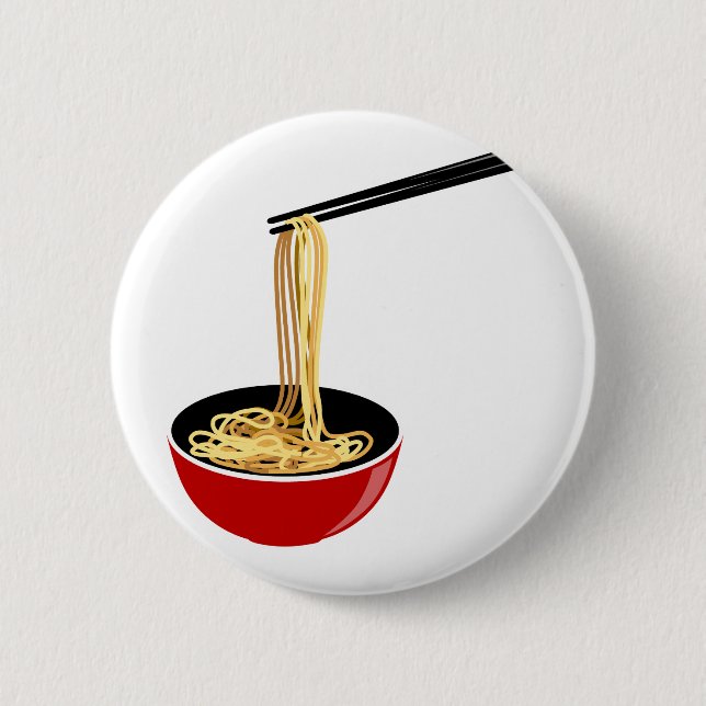 Noodles 6 Cm Round Badge (Front)