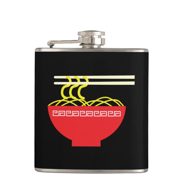 Noodles Hip Flask (Front)