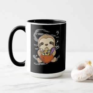 Noodles Japanese Noodles Halloween Sloth Ramen Mug
