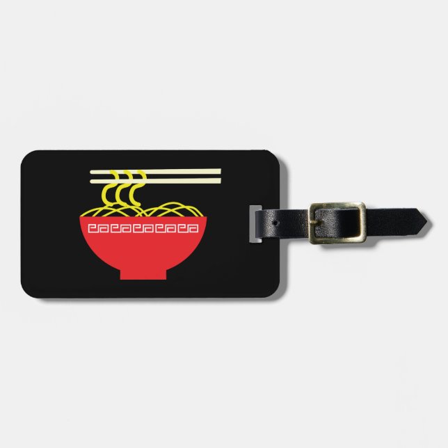Noodles Luggage Tag (Front Horizontal)