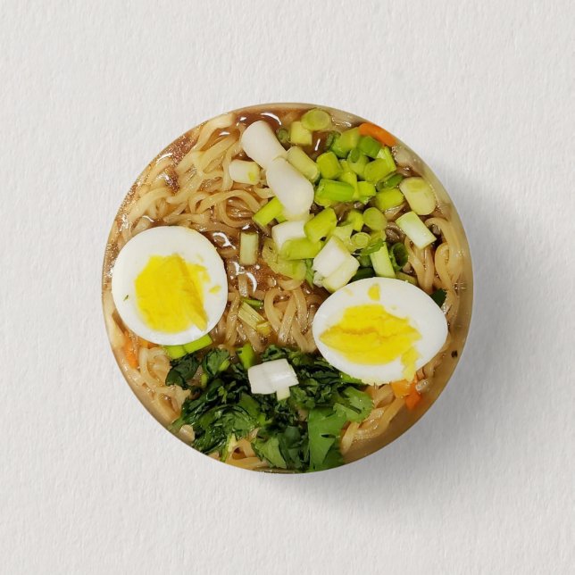 Noodles, Ramen Funny Soup Photo     3 Cm Round Badge (Front)