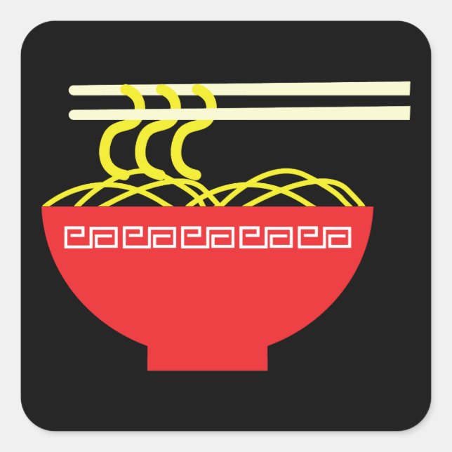 Noodles Square Sticker (Front)