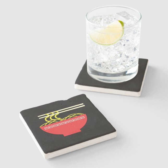 Noodles Stone Coaster (Side)