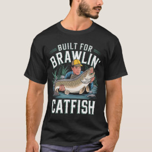 Noodling Catfish Fishing Fish Angler Fisherman Cat T-Shirt