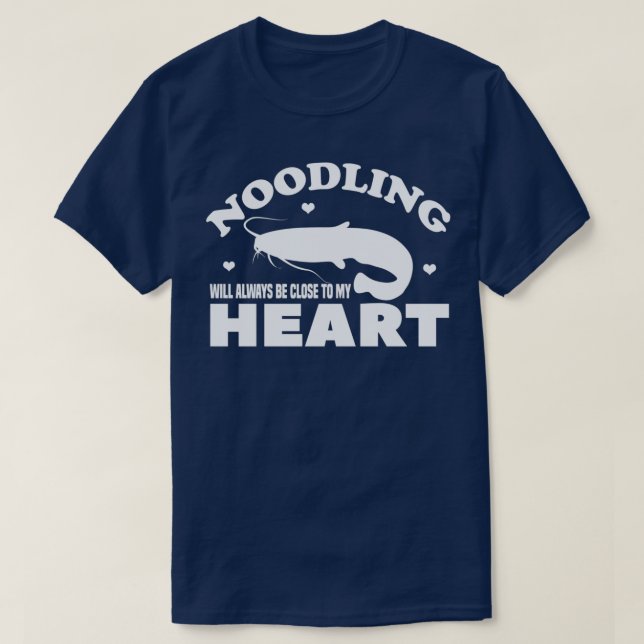 Noodling catfish T-Shirt (Design Front)