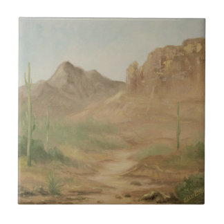 Noon Desert Landscape Tile