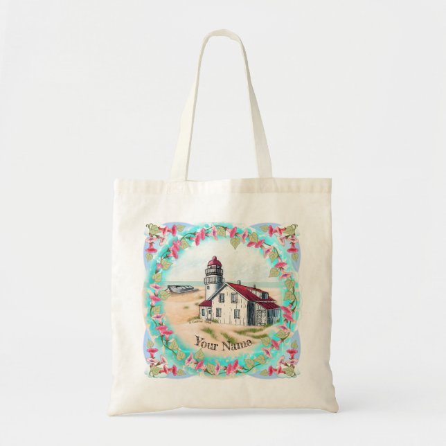 Noon Lighthouse  tote bag (Front)