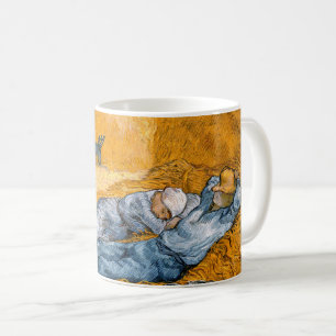 Noon, rest from work by Vincent Van Gogh  Coffee Mug